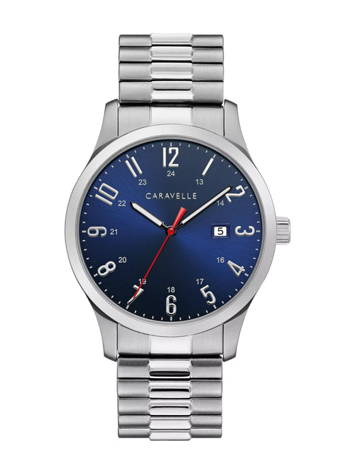 Caravelle Traditional Blue Men's Watch (43B161)