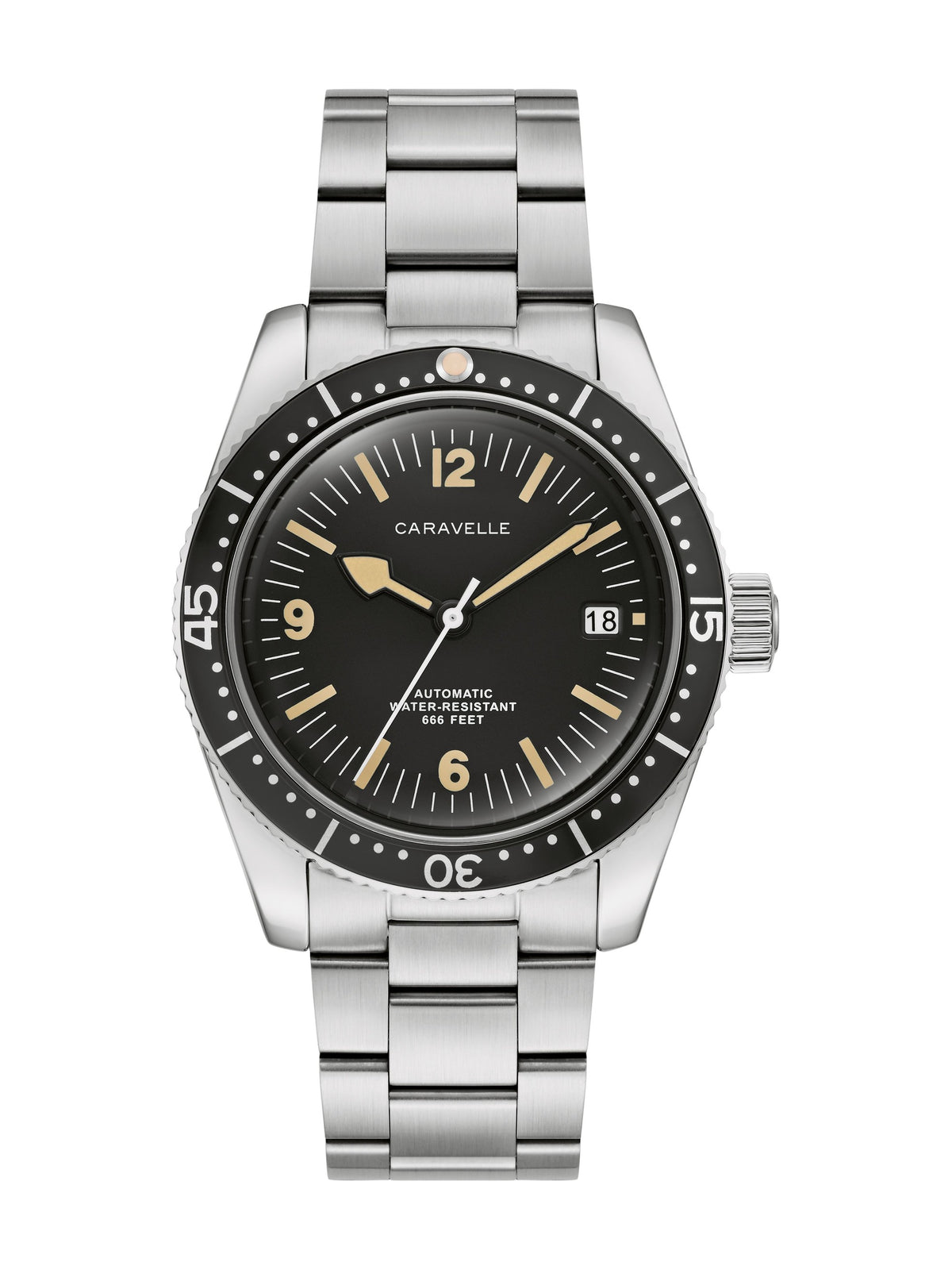Caravelle Sea Hunter Black Men's Watch (43B175)