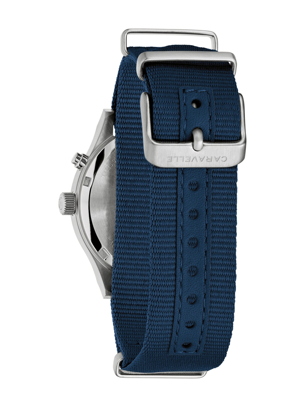 Caravelle Field Lite Up Blue Men's Watch (43C126), case back