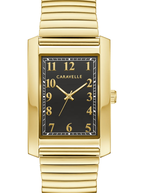 Caravelle Traditional Black Men's Watch (44A122)