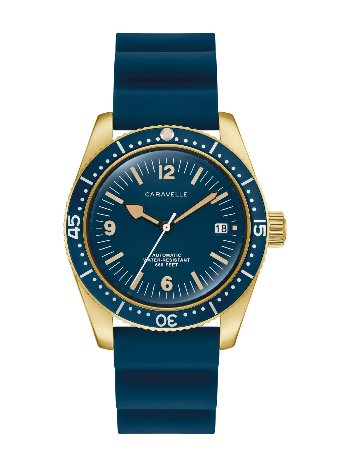 Caravelle Sea Hunter Blue Men's Watch (44B129)