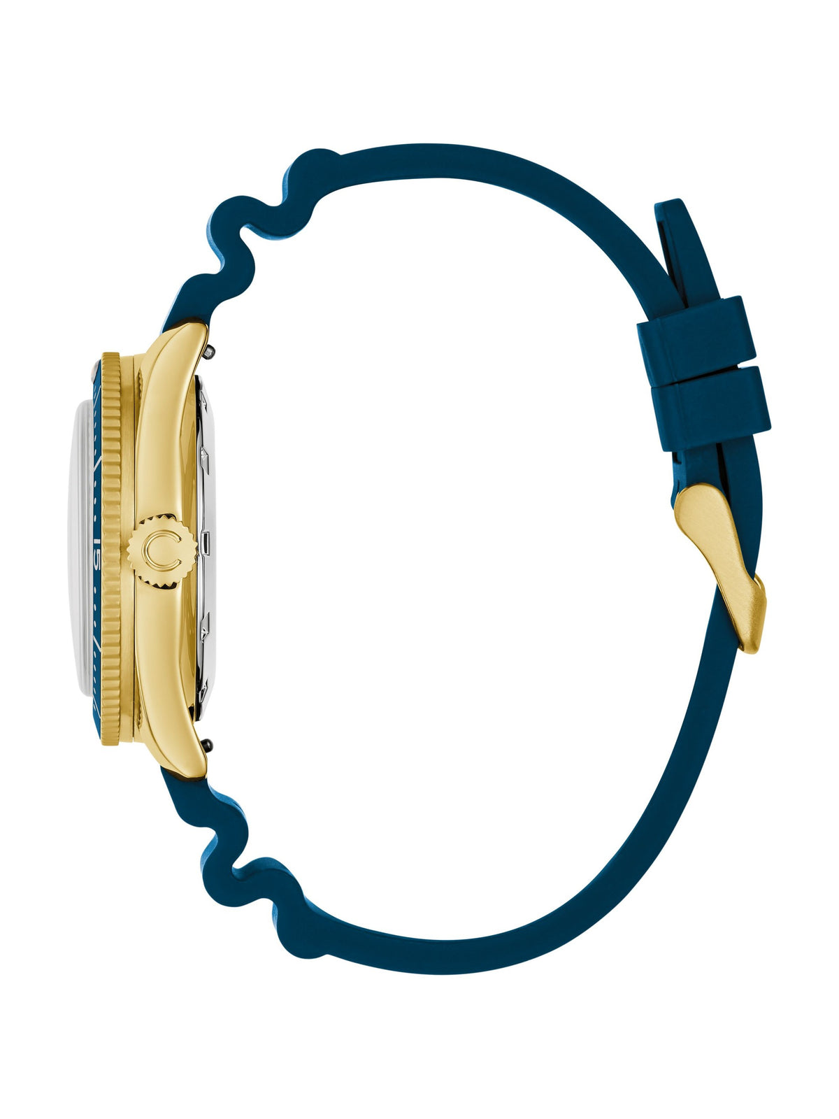 Caravelle Sea Hunter Blue Men's Watch (44B129), side view