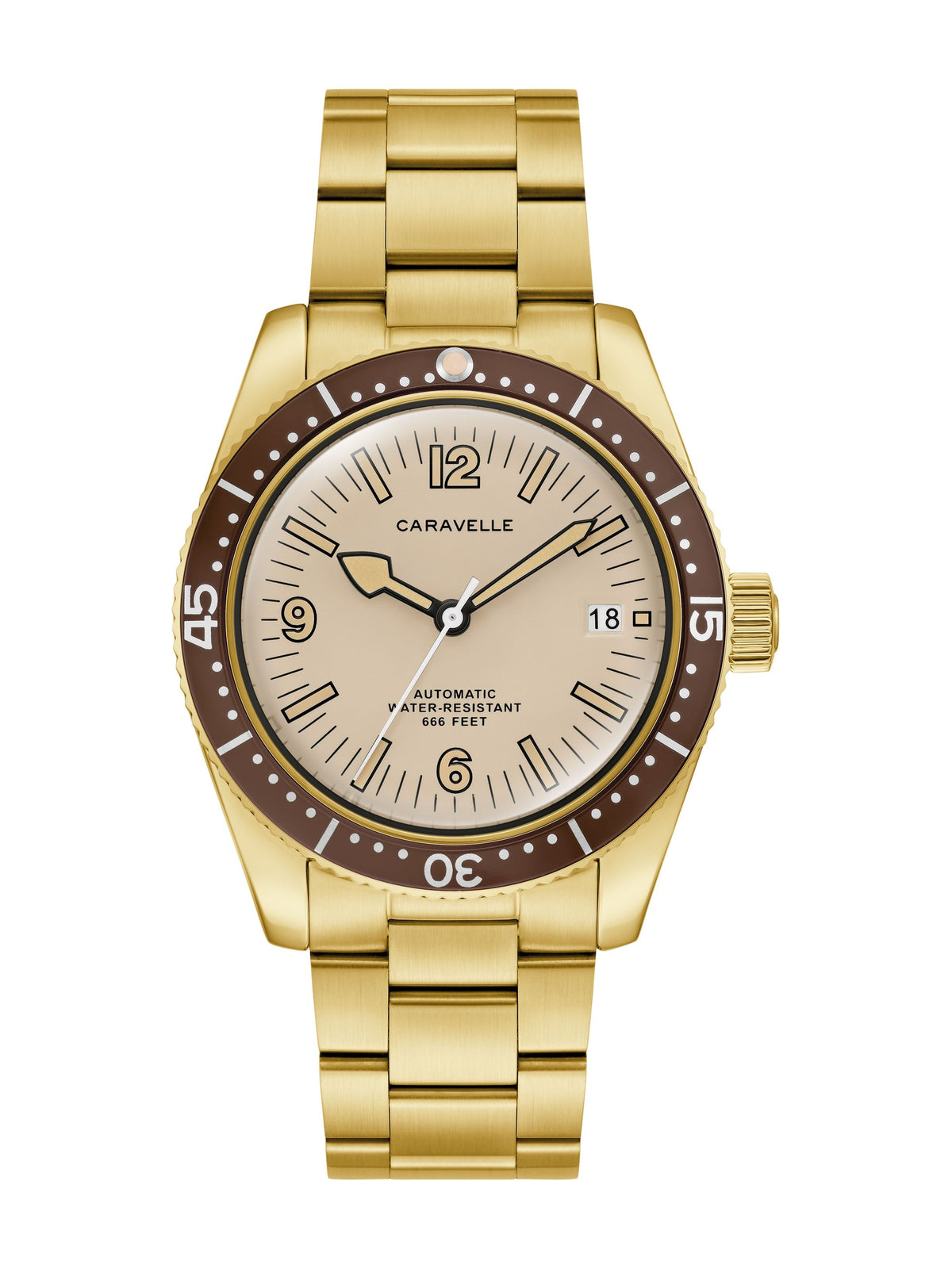 Caravelle Sea Hunter Beige Men's Watch (44B133)