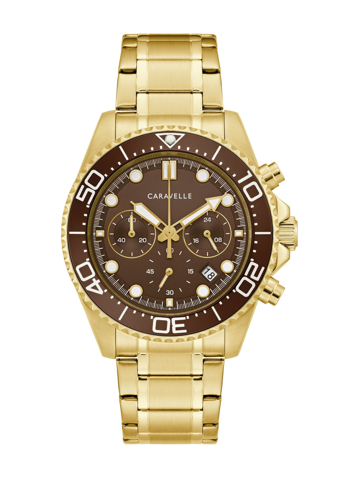 Caravelle Aqualuxx Sport Brown Men's Watch (44B136)