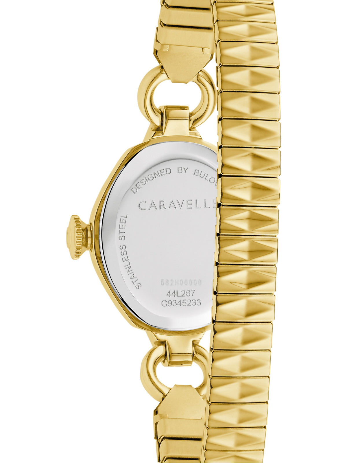 Caravelle Dress Silver-White Women's Watch (44L267), case back