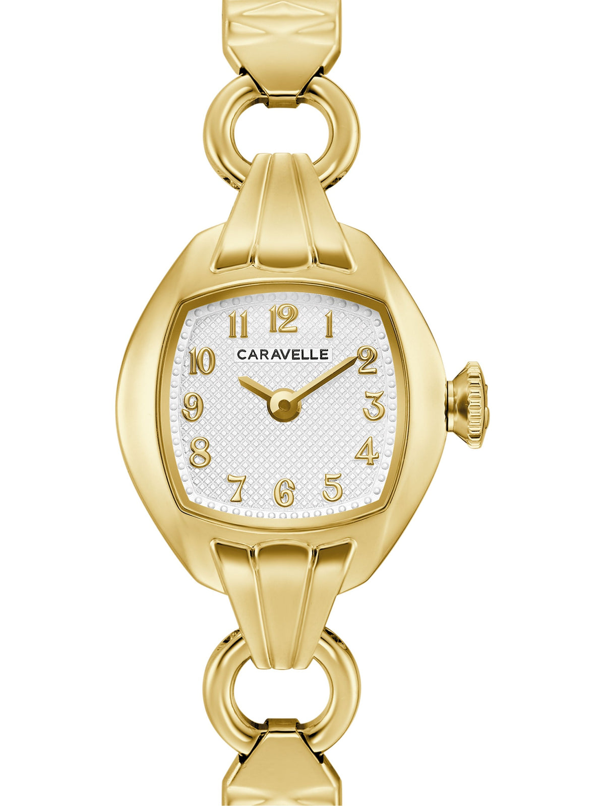 Caravelle Dress Silver-White Women's Watch (44L267)