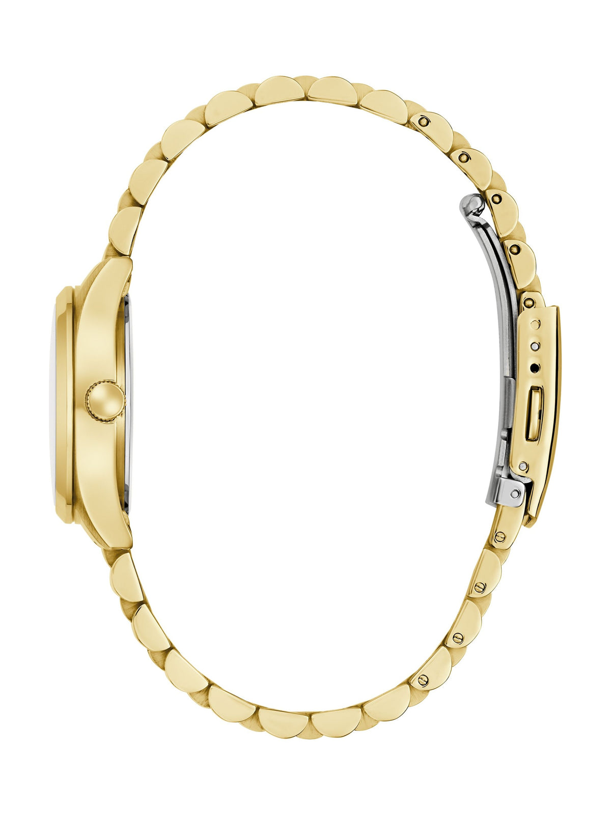 Caravelle Classic Jubilee Duet Champagne Women's Watch (44M117), side view