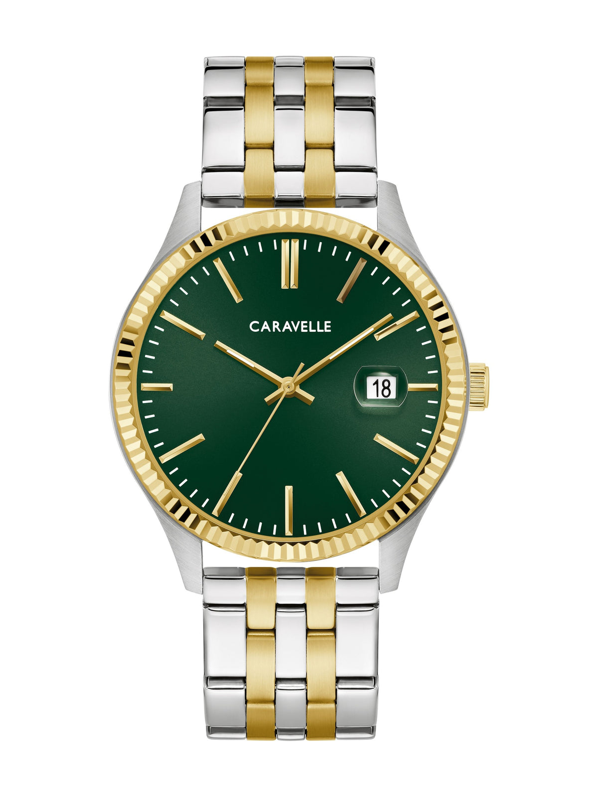 Caravelle Dress Green Men's Watch (45B162)