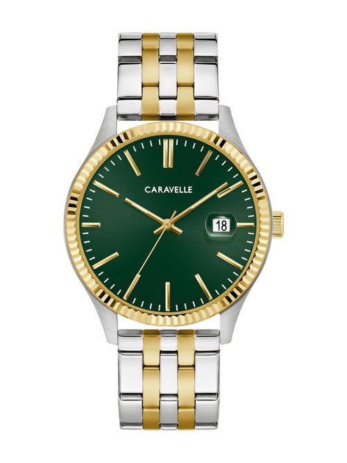 Caravelle Dress Green Men's Watch (45B162)
