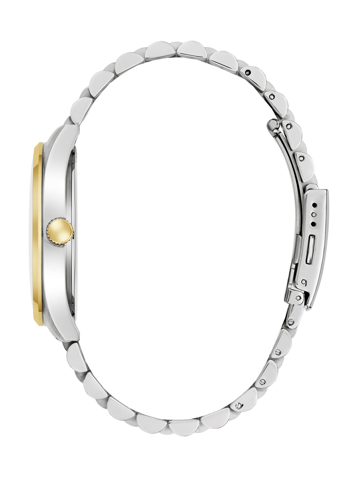 Caravelle Classic Jubilee Duet Silver-White Men's Watch (45B163), side view