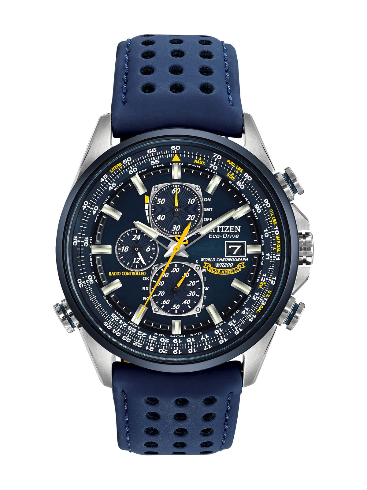 Citizen World Chronograph A-T Blue Men's Watch (AT8020-03L)