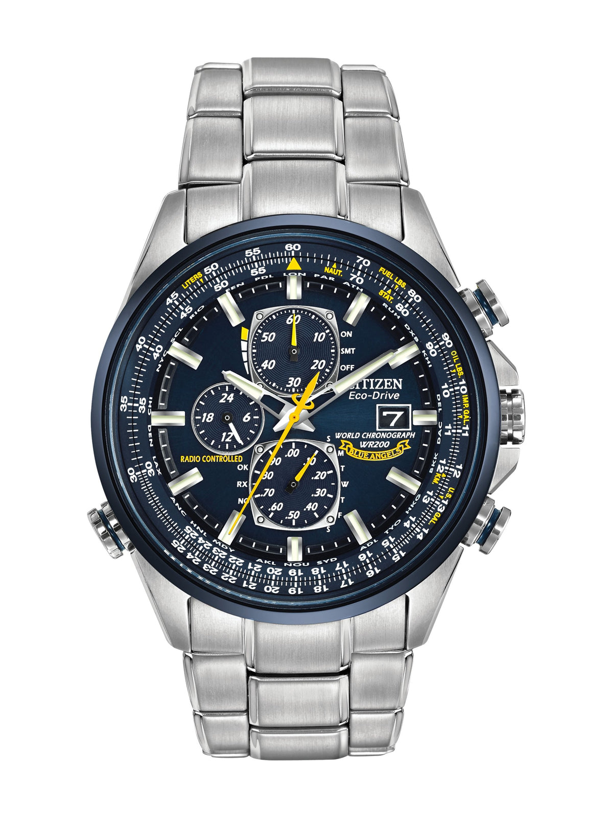 Citizen World Chronograph A-T Blue Men's Watch (AT8020-54L)