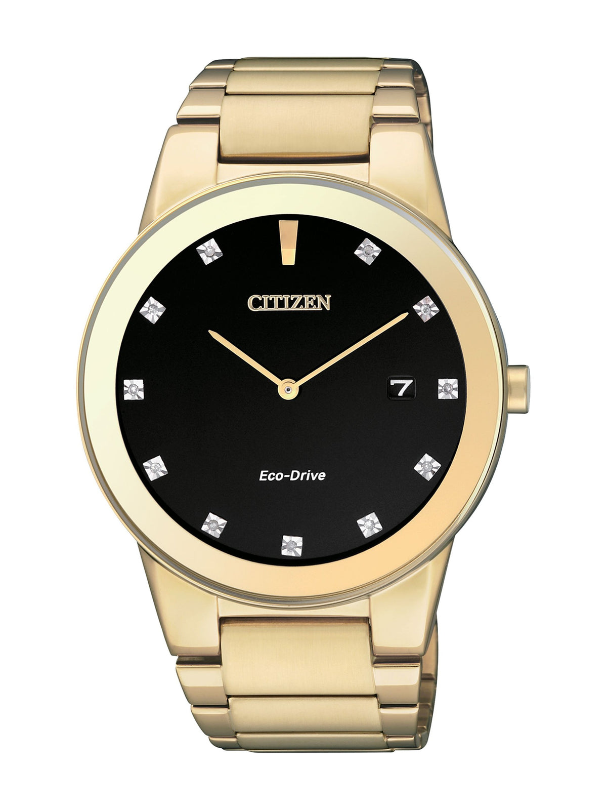 Citizen Axiom Black Men's Watch (AU1062-56G), side view
