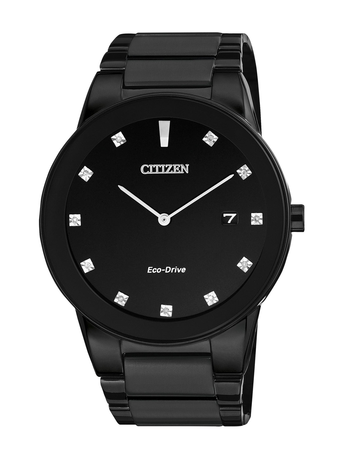 Citizen Axiom Black Men's Watch (AU1065-58G), side view