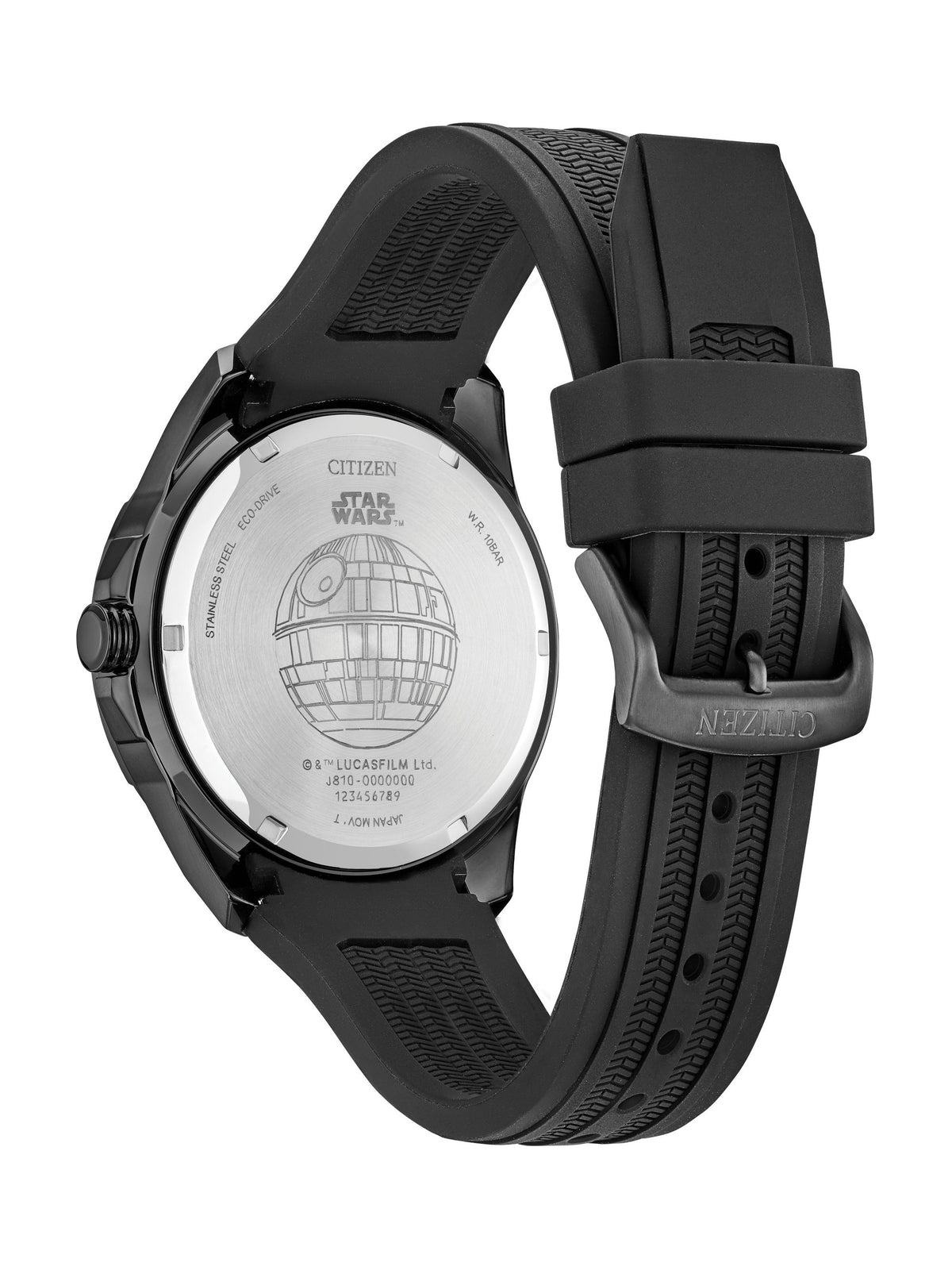 Citizen Death Star Black Men's Watch (AW1606-06W), case back
