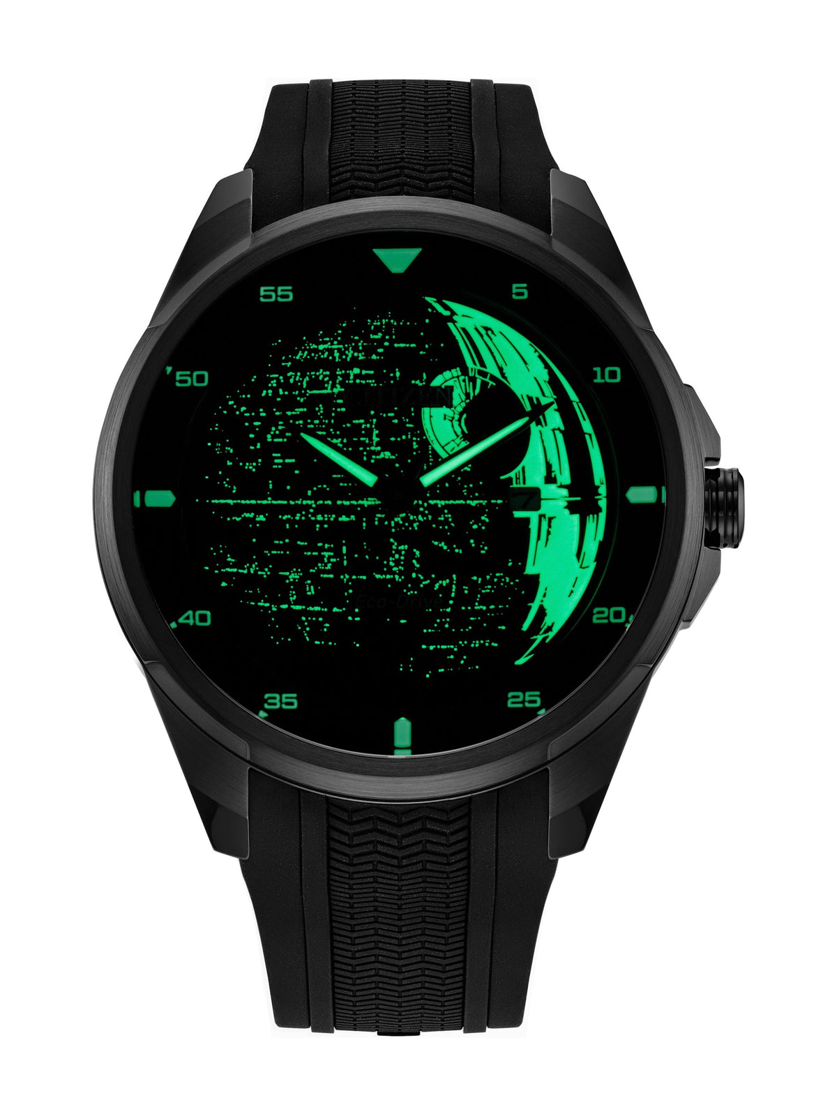 Citizen Death Star Black Men's Watch (AW1606-06W), detail