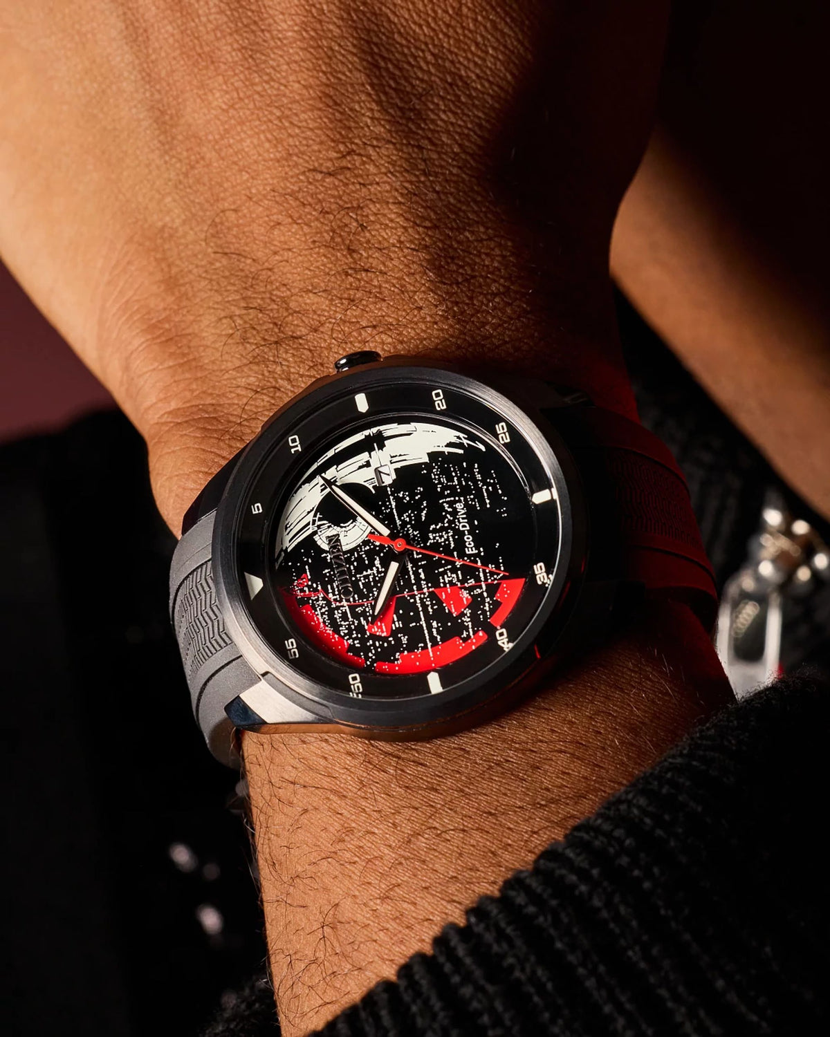 Citizen Death Star Black Men's Watch (AW1606-06W), worn