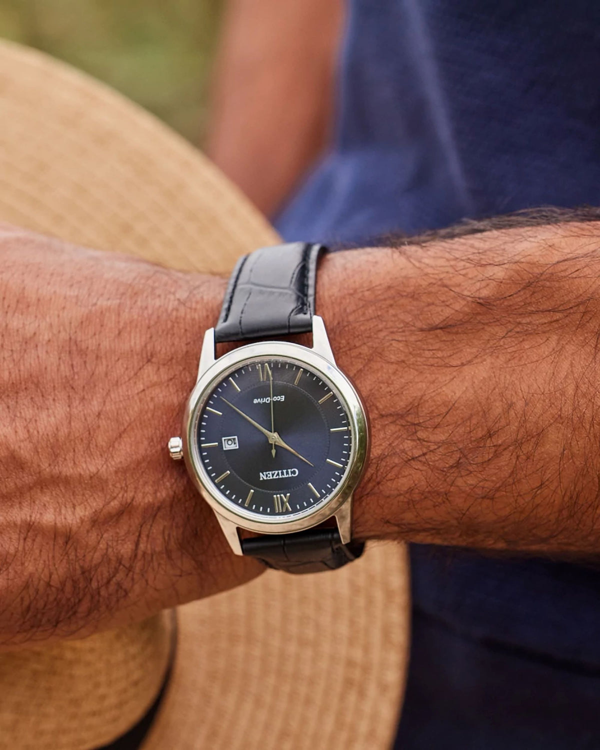 Citizen Classic Blue Men's Watch (AW1780-09L), worn