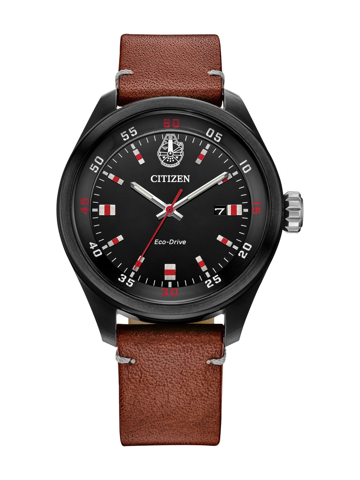 Citizen Star Wars Chewbacca AW5008-06W men's Eco-Drive watch, black dial