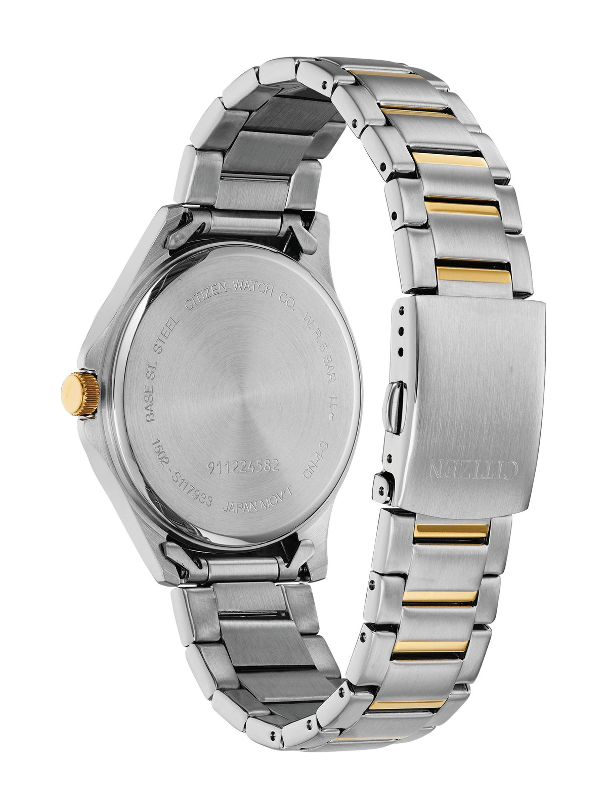 Citizen Quartz Blue Men's Watch (BF2005-54L), case back