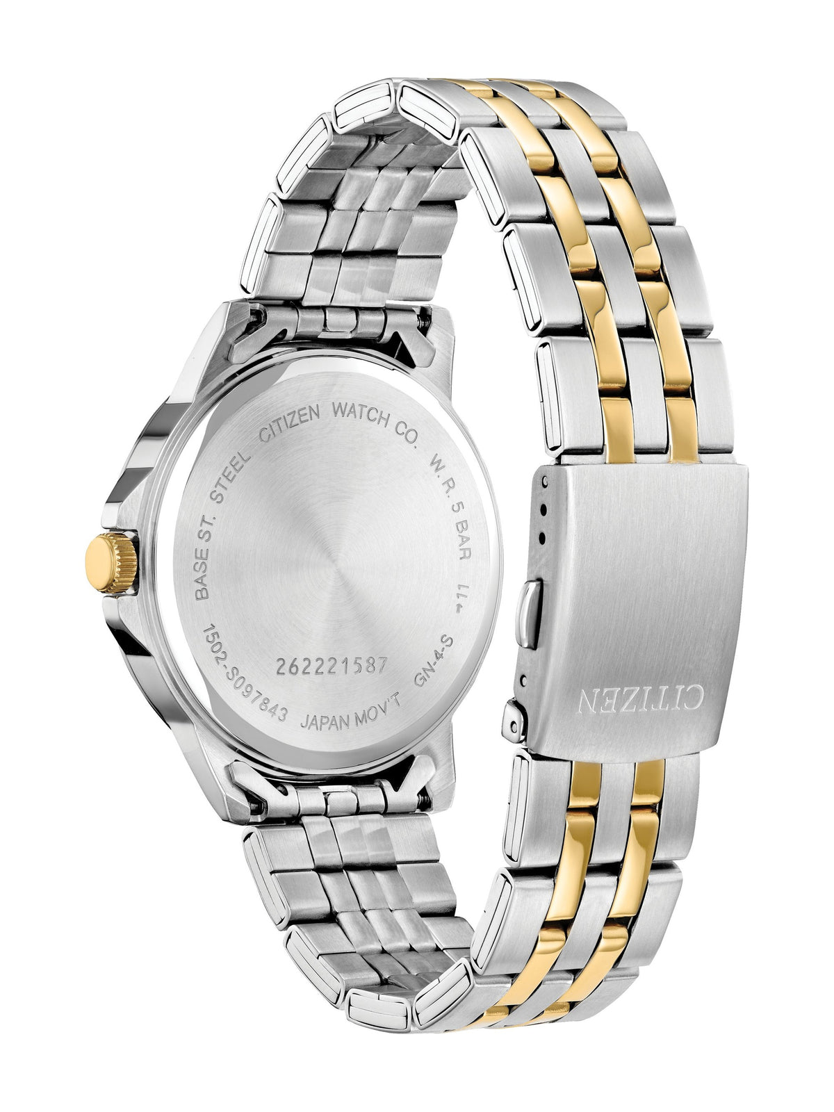 Citizen Quartz Silver-White Men's Watch (BF2018-52A), case back