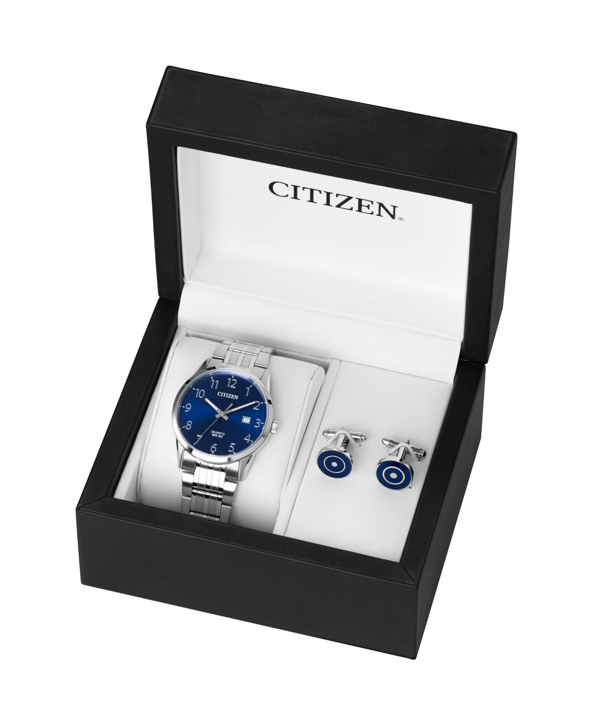 Citizen Quartz Blue Men's Watch (BI5000-52L), presentation box