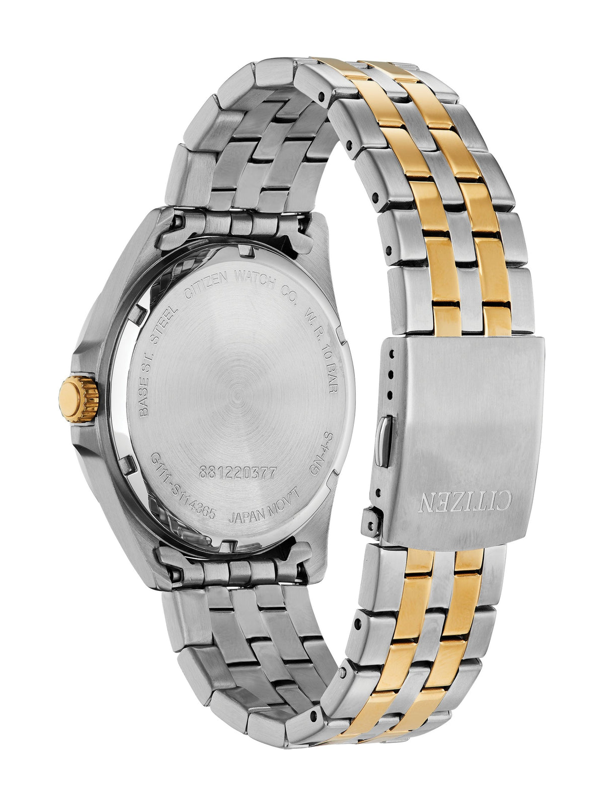 Citizen Quartz Blue Men's Watch (BI5054-53L), case back