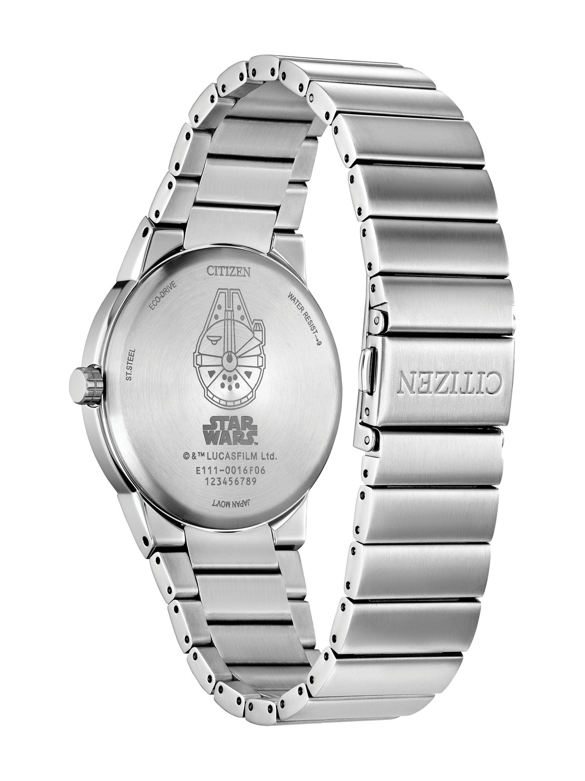 Citizen Millenium Falcon - Hyperdrive Black Men's Watch (BM7581-59W), case back
