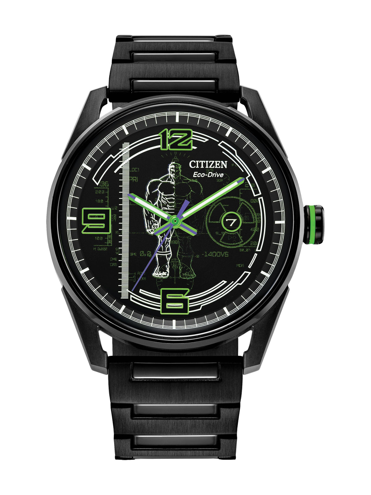 Citizen Hulk Black Men's Watch (BM7675-57W)