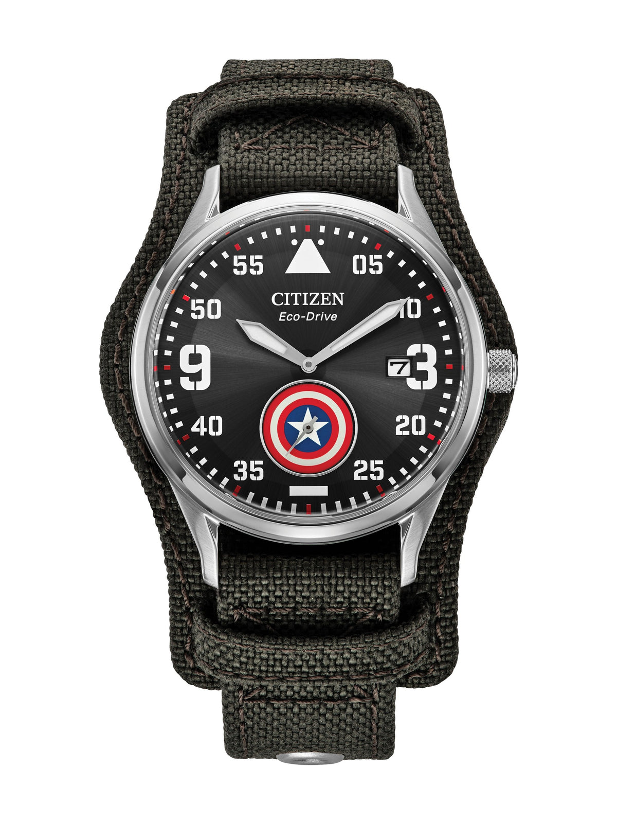 Citizen Captain America Black Men's Watch (BV1140-00W)