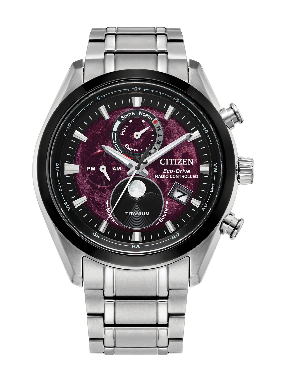 Citizen Tsuki-Yomi A-T Red Men's Watch (BY1018-55X)