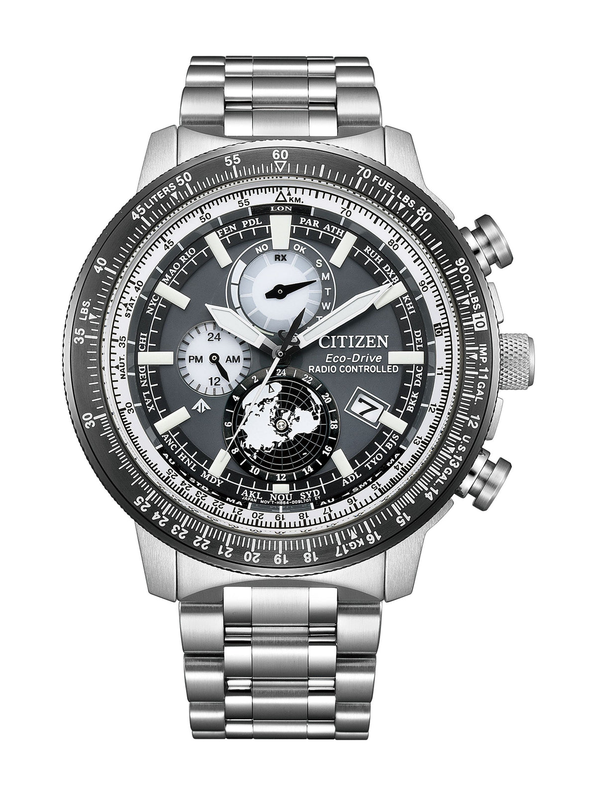 Citizen Geo Trekker Gray Men's Watch (BY3006-53H)