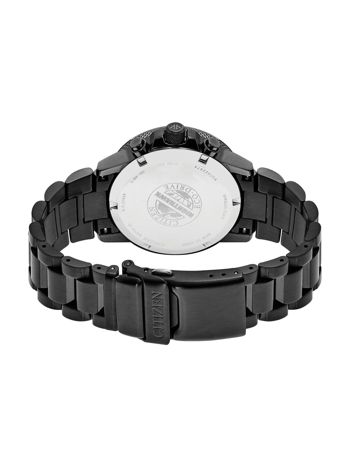 Citizen Nighthawk Black Men's Watch (CA0295-58E), case back
