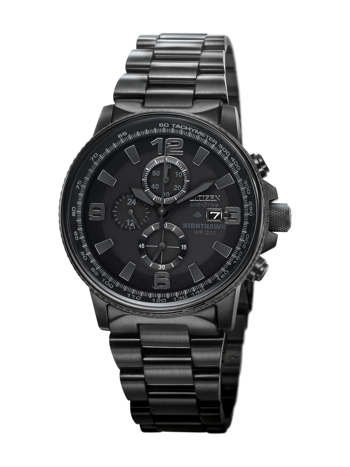 Citizen Nighthawk Black Men's Watch (CA0295-58E), detail