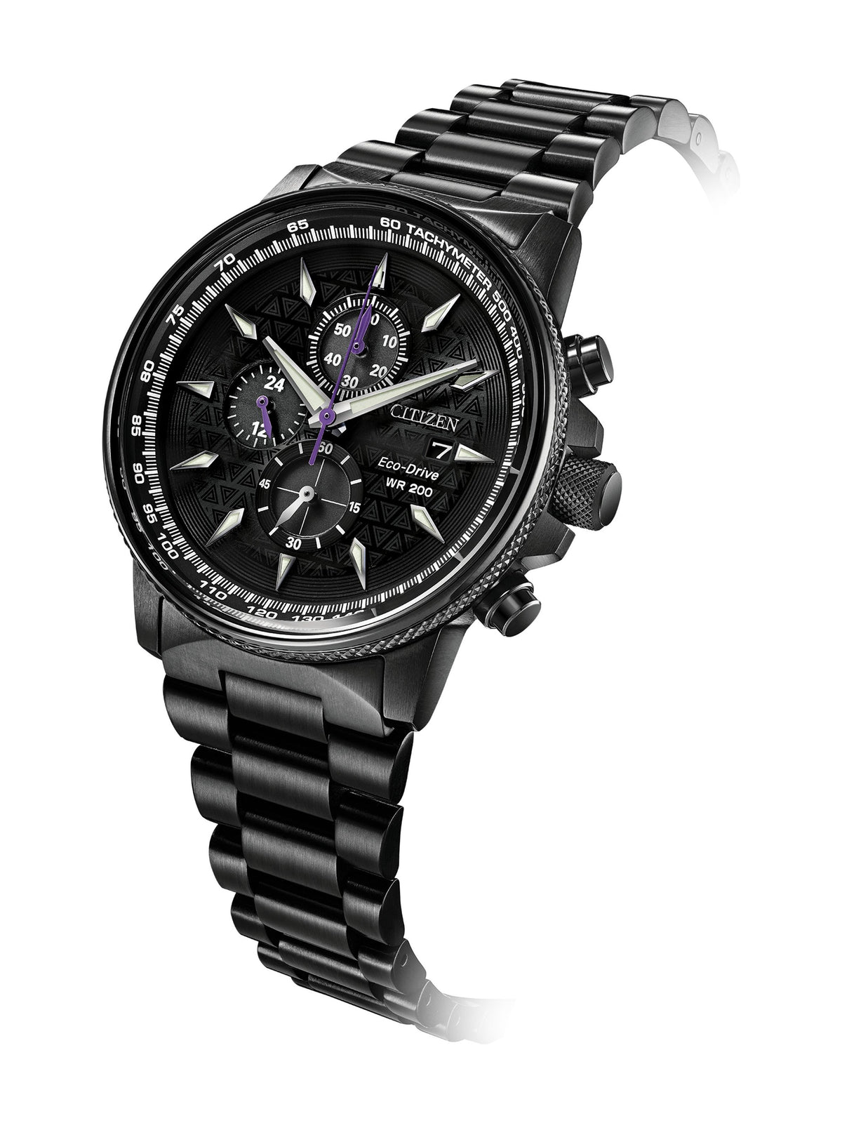 Citizen Black Panther Black Men's Watch (CA0297-52W), detail