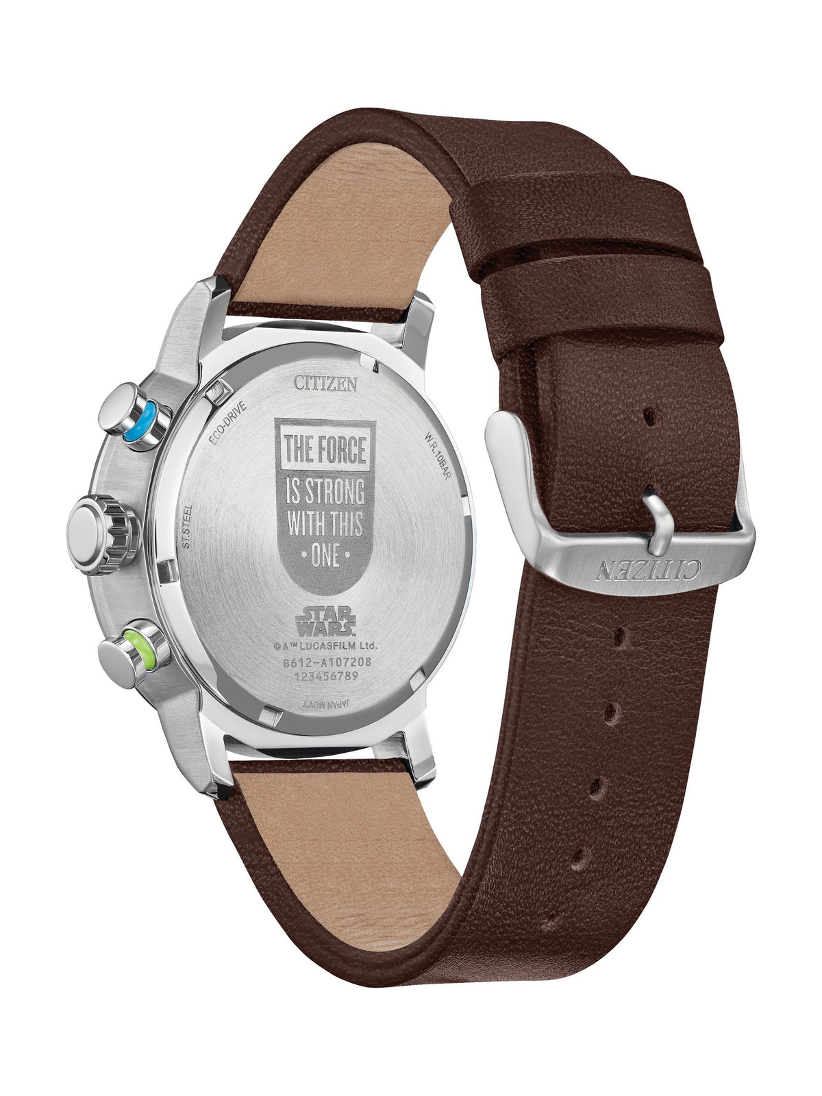 Citizen Luke Skywalker Blue Men's Watch (CA0768-07W), case back