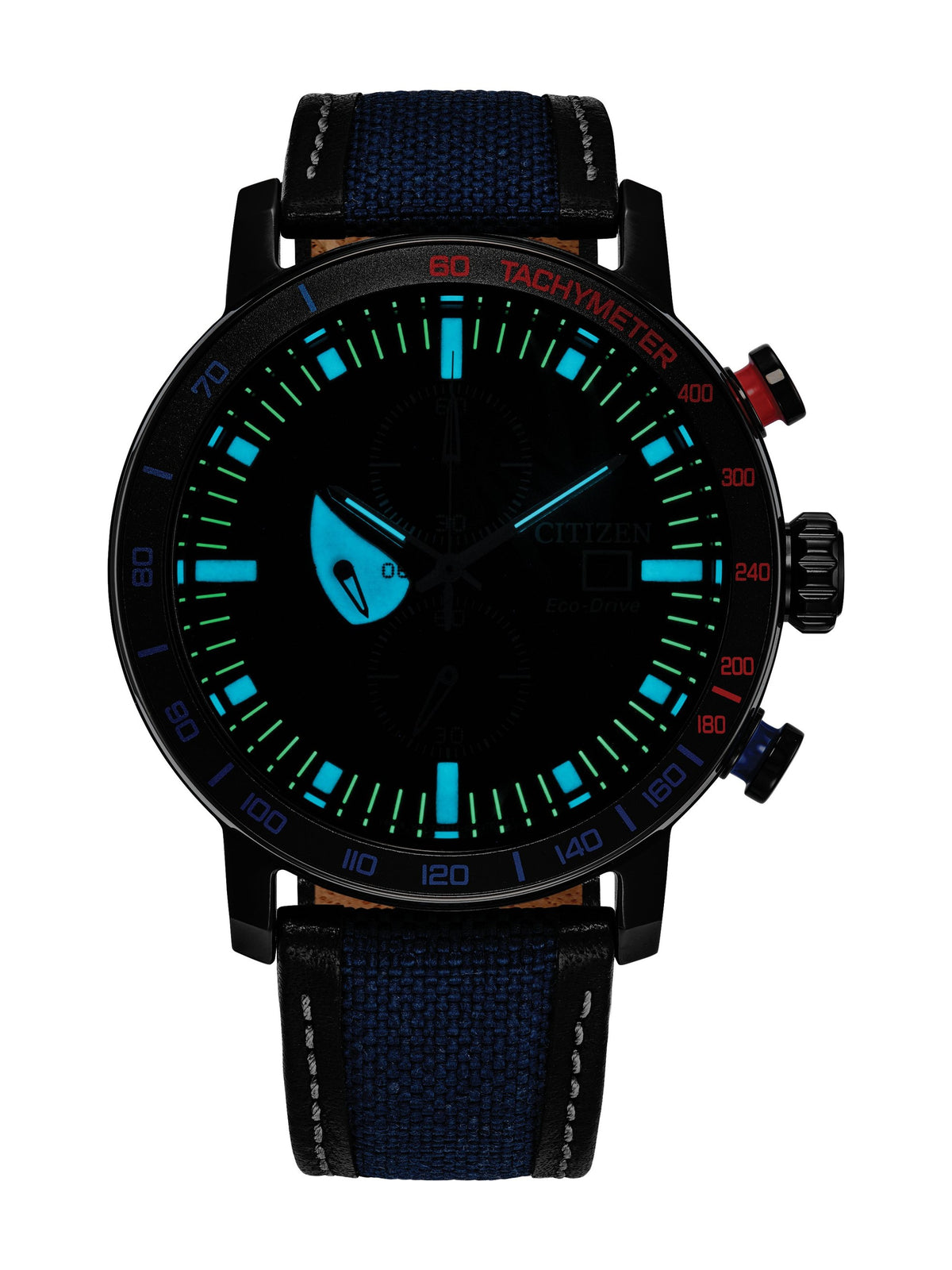 Citizen Spiderman Boxed Coin Set Multiple Men's Watch (CA0855-47W), detail