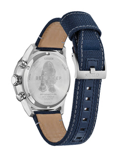 Citizen R2-D2 Silver-Tone Men's Watch (CA4219-03W), case back