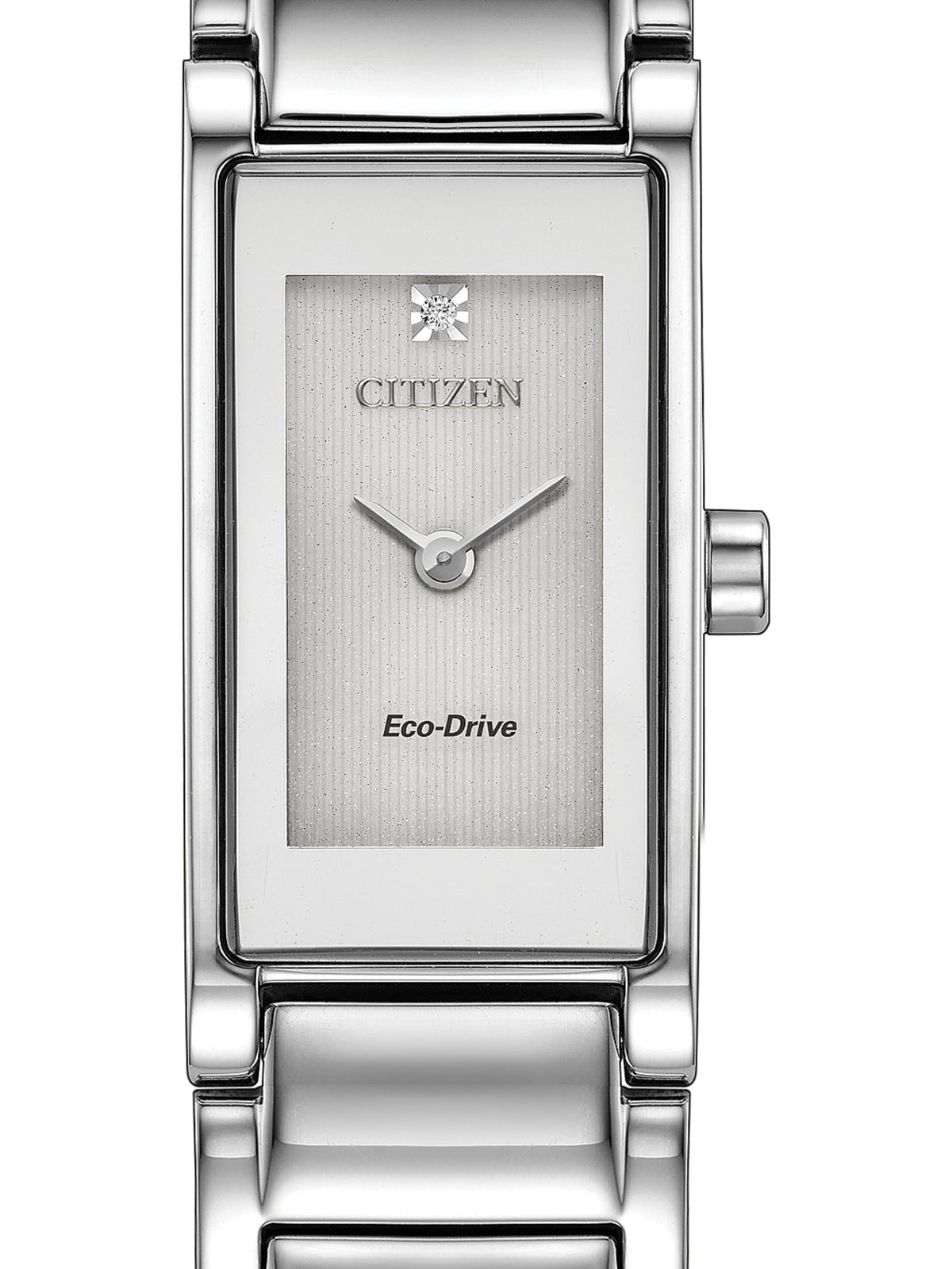 Citizen Axiom EG7051-51A women's Eco-Drive watch, silver-tone dial