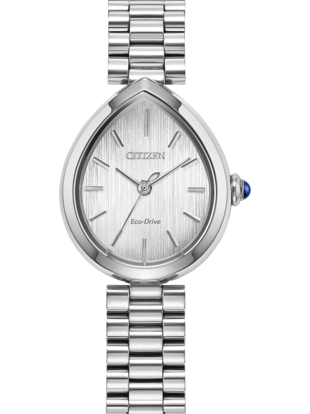 Citizen L Rainell EM1200-55A women's Eco-Drive watch, silver-tone dial