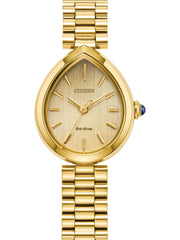 Citizen L Rainell EM1202-50P, montre Eco-Drive pour femme, cadran doré