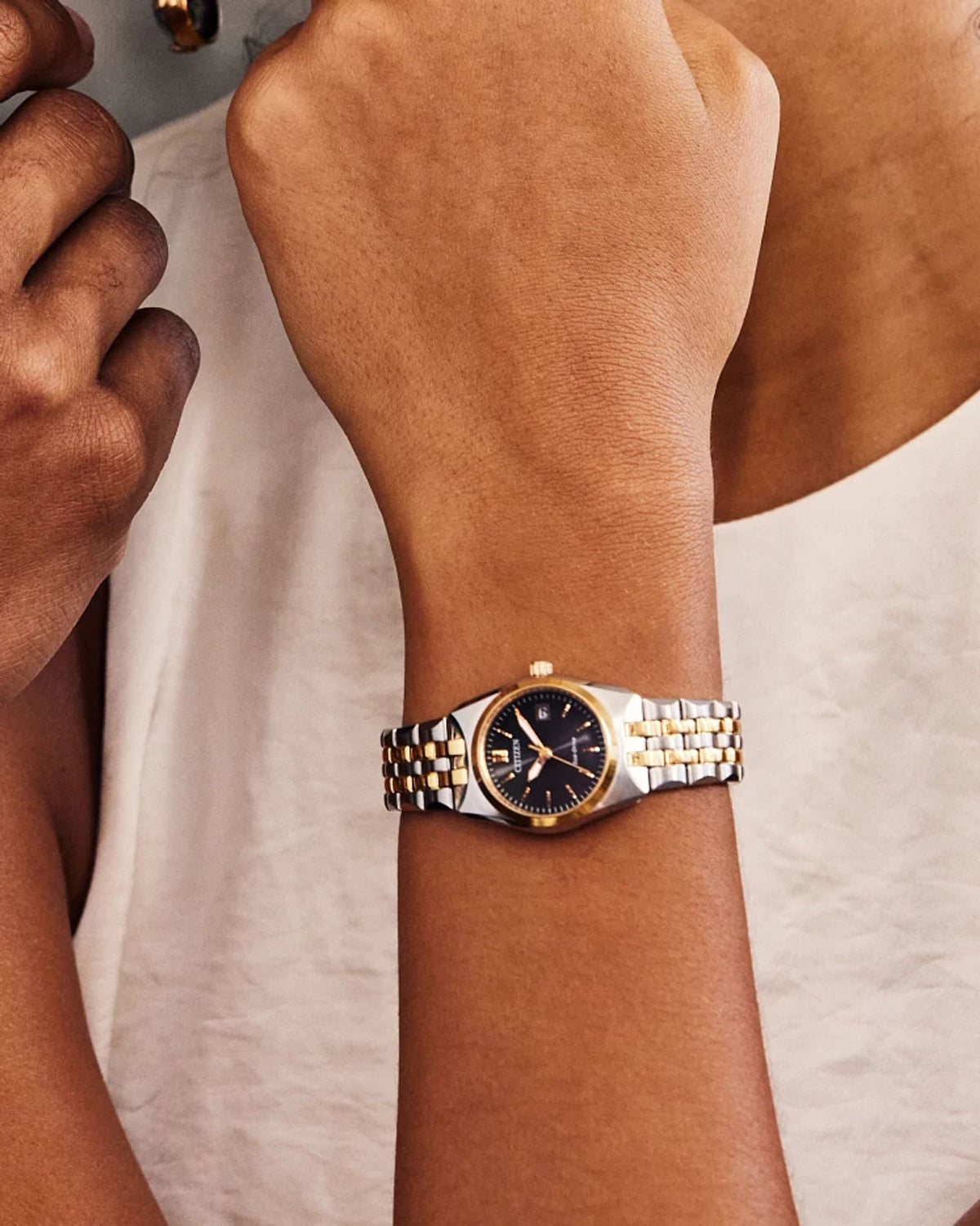 Citizen Corso Black Women's Watch (EW2299-50E), worn