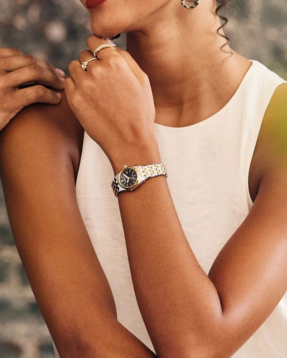 Citizen Corso Black Women's Watch (EW2299-50E), worn