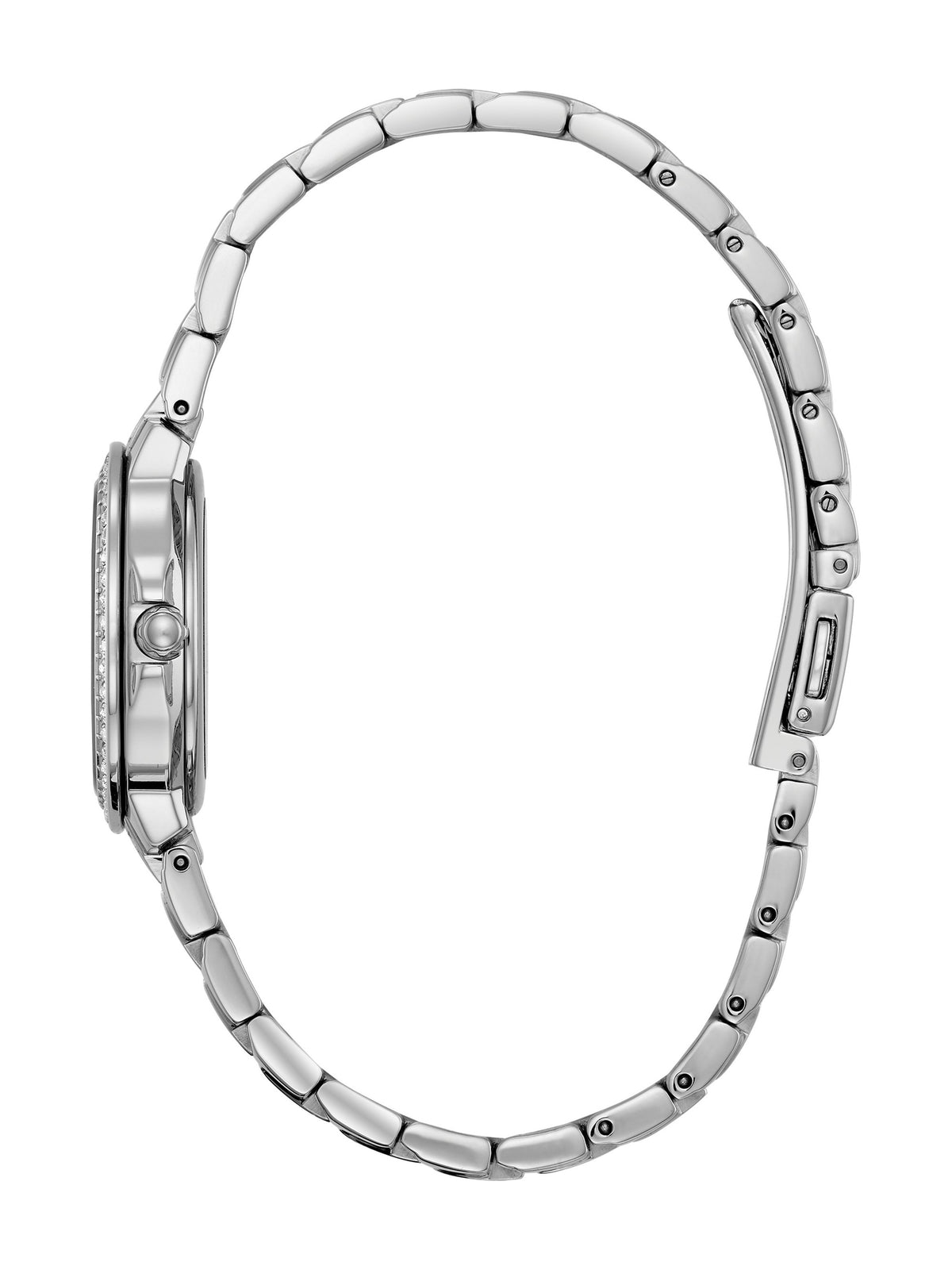 Citizen Silhouette Crystal Silver-Tone Women's Watch (EW2340-58A), side view
