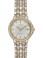 Citizen Silhouette Crystal Silver-Tone Women's Watch (EW2344-57A)