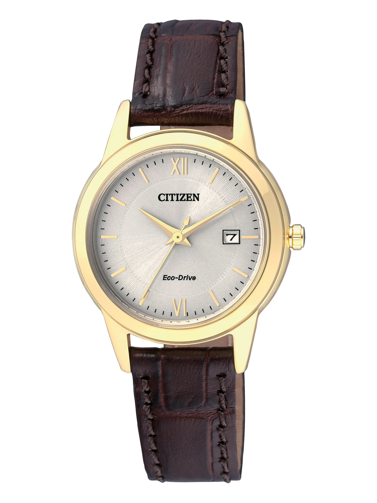 Citizen Classic Silver-Tone Women's Watch (FE1082-05A), side view
