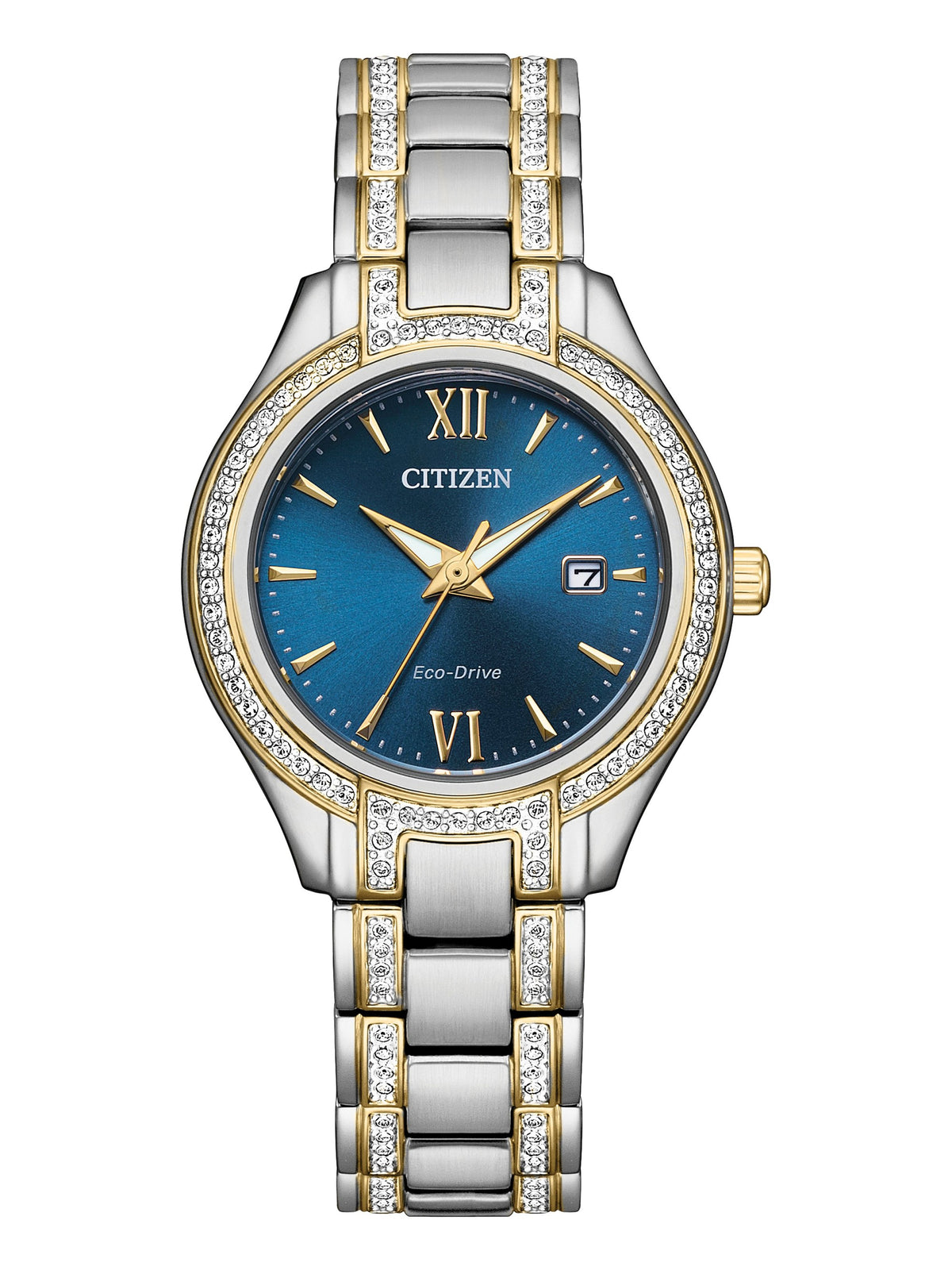 Citizen Silhouette Crystal Navy Women's Watch (FE1234-50L)