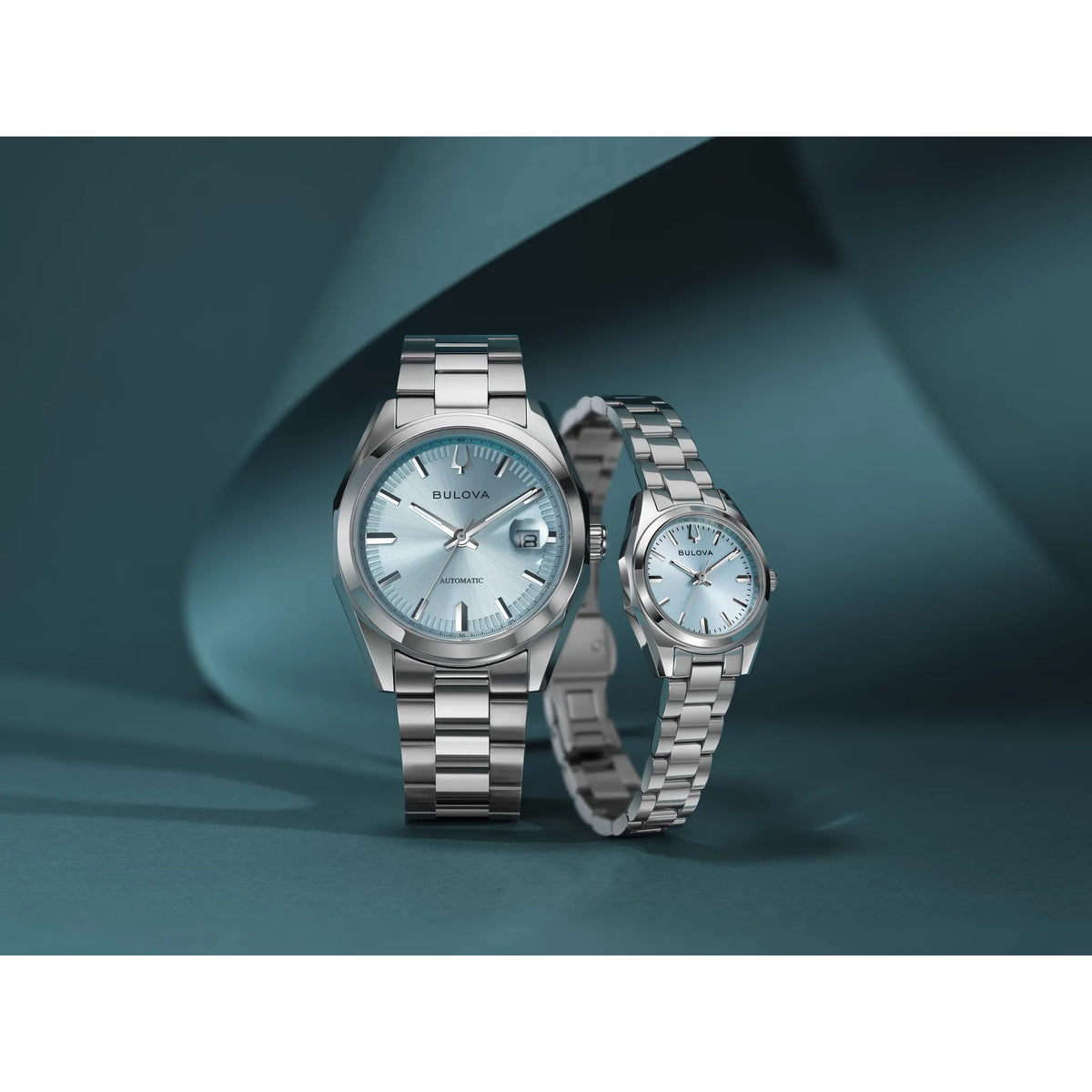 Bulova Surveyor Light Blue Women's Watch (96L345)