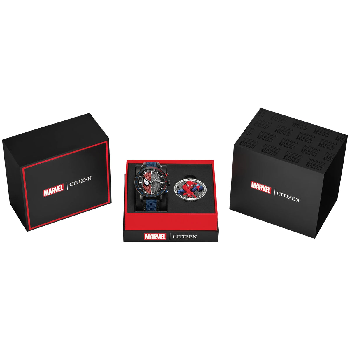 Citizen Spiderman Boxed Coin Set Beige Men's Watch (CA0855-47W)