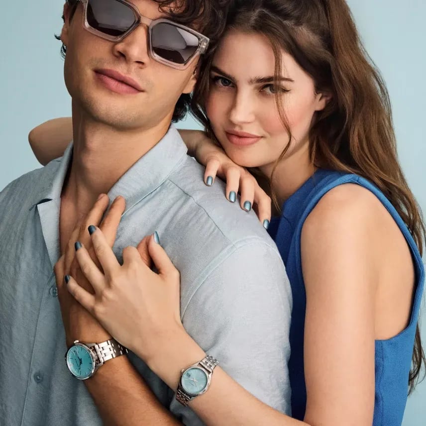 Caravelle Light Blue Men's Watch (43B174)